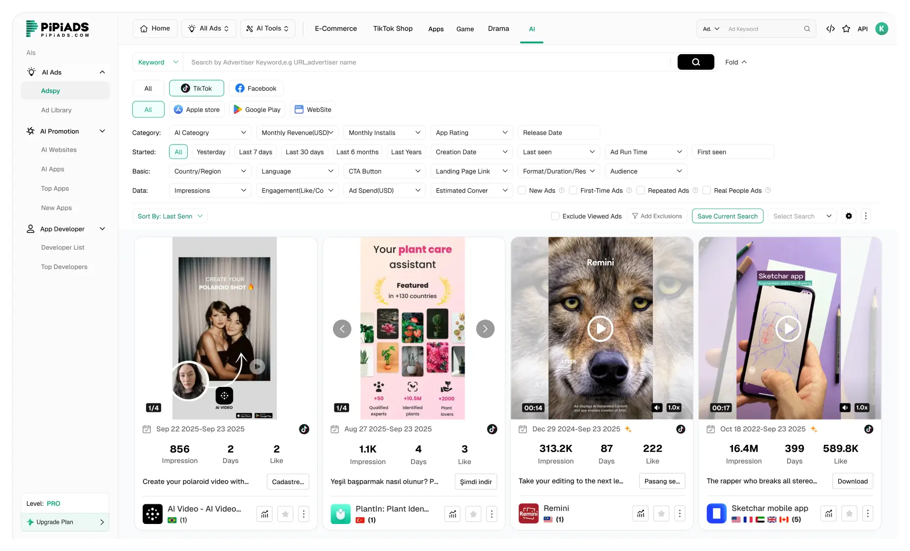 TikTok AI Reklamları