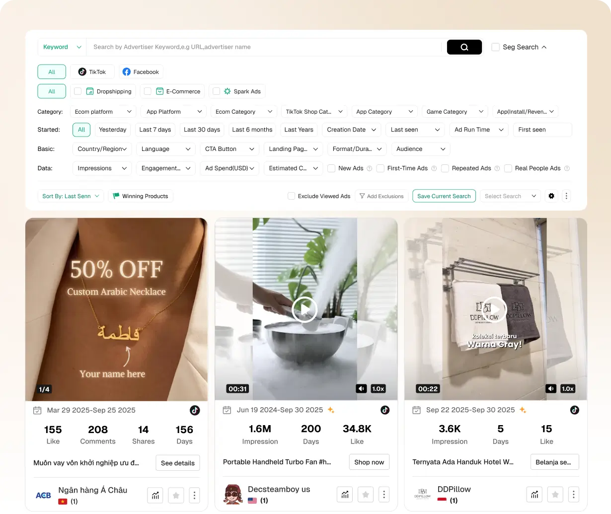Tüm Shoppable Reklamları Keşfedin