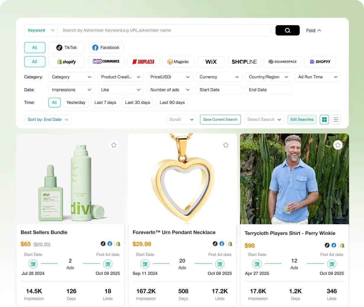 Trend e-ticaret ürünlerini ve öne çıkan DTC mağazalarını keşfedin