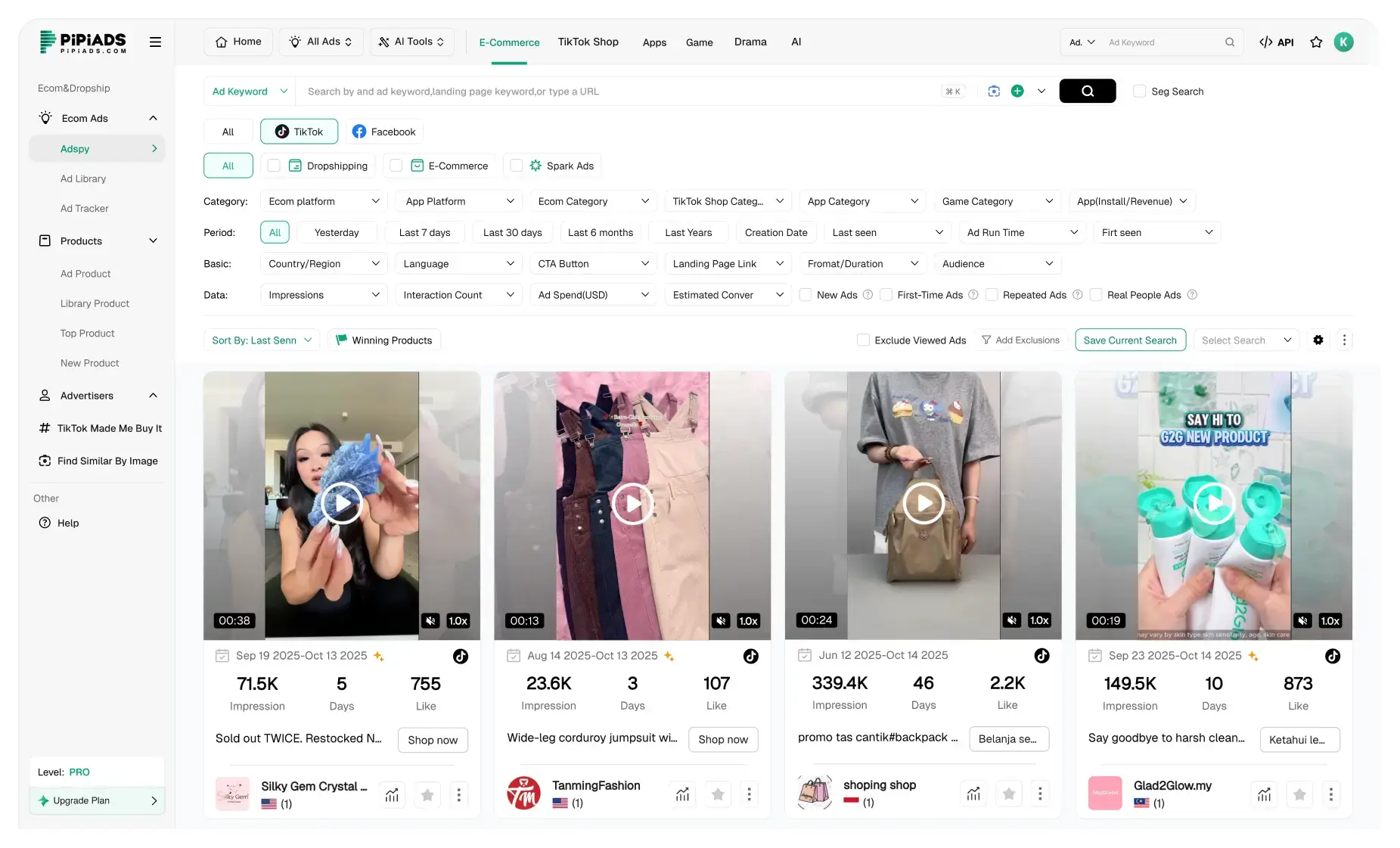 TikTok E-com Reklamları