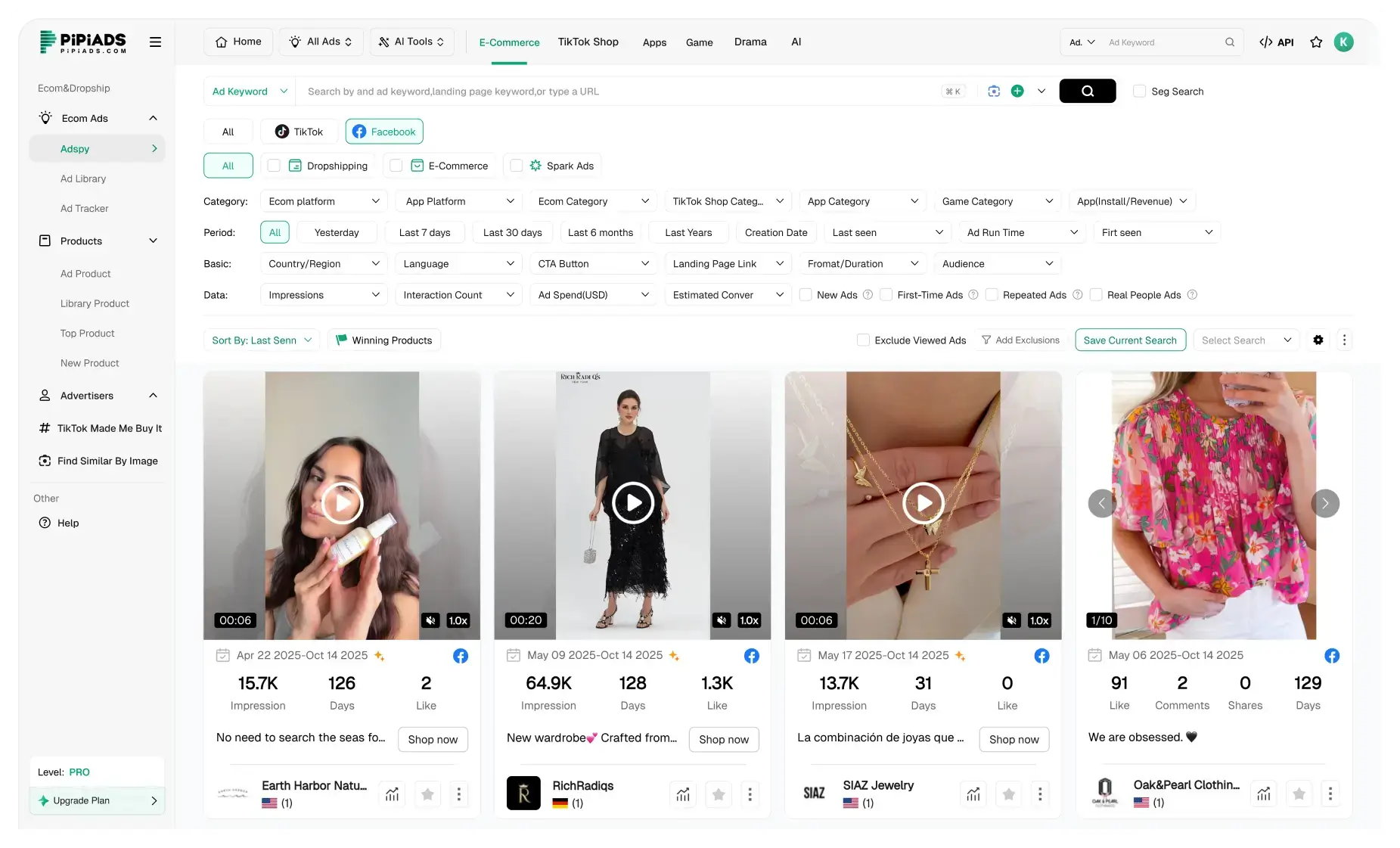 Facebook E-com Reklamları
