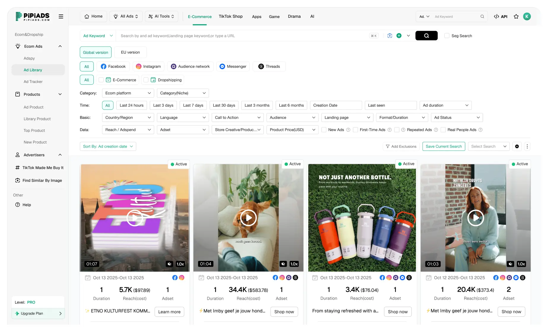 Tüm Meta E-com Reklamları