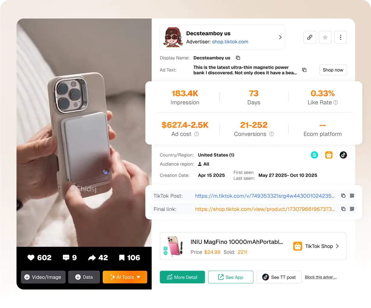 Rakip TikTok Shop Mağazalarını Takip Edin