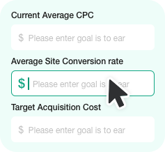 Enter your ad effectiveness data